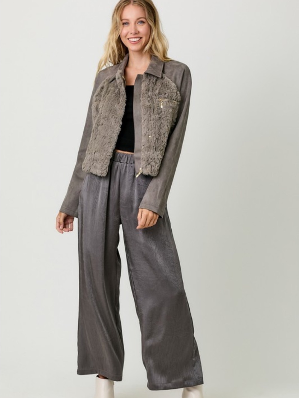 Faux Fur Jacket - Picture 6 of 7